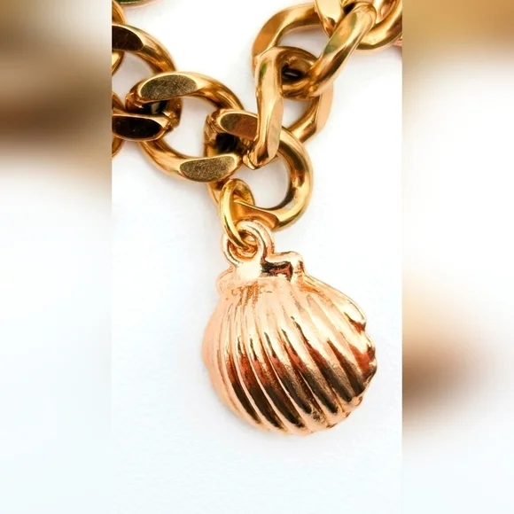 NWOT FabuLove Beach Bliss Gold Charm Bracelet - Picture 6 of 15